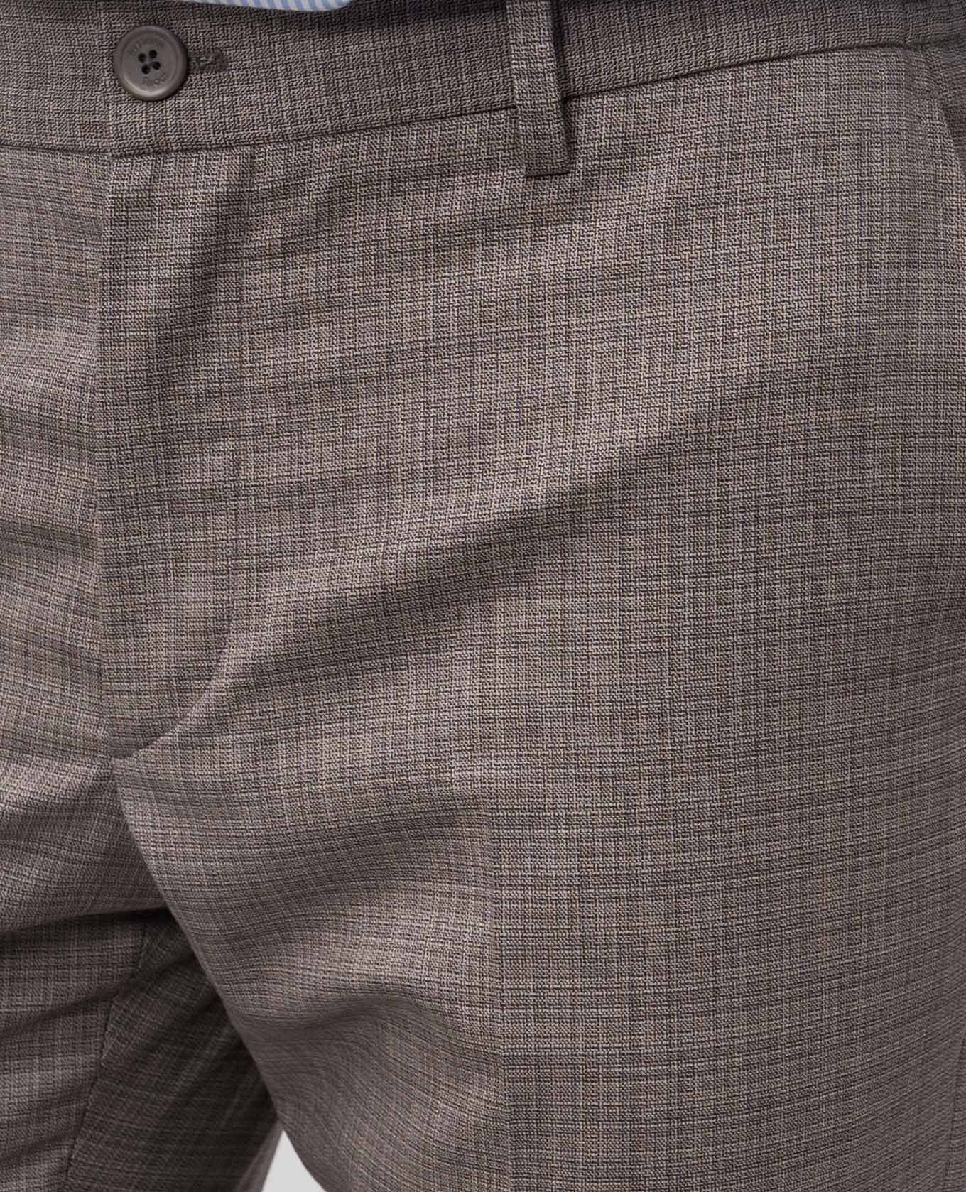 

Beige wool checked pants Stefano Ricci