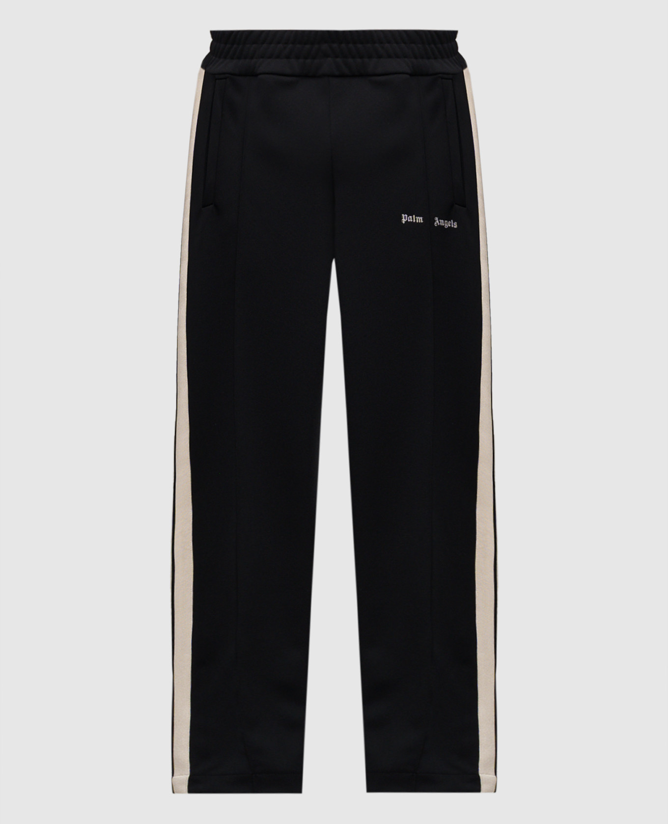 

Black sweatpants with logo embroidery Palm Angels