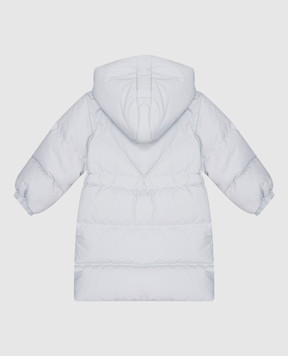 Etro Children's blue down jacket with Pegaso logo embroidery GV2000N0294