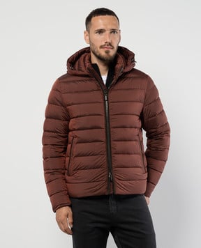 MooRER EURICO burgundy down jacket EURICOS3C