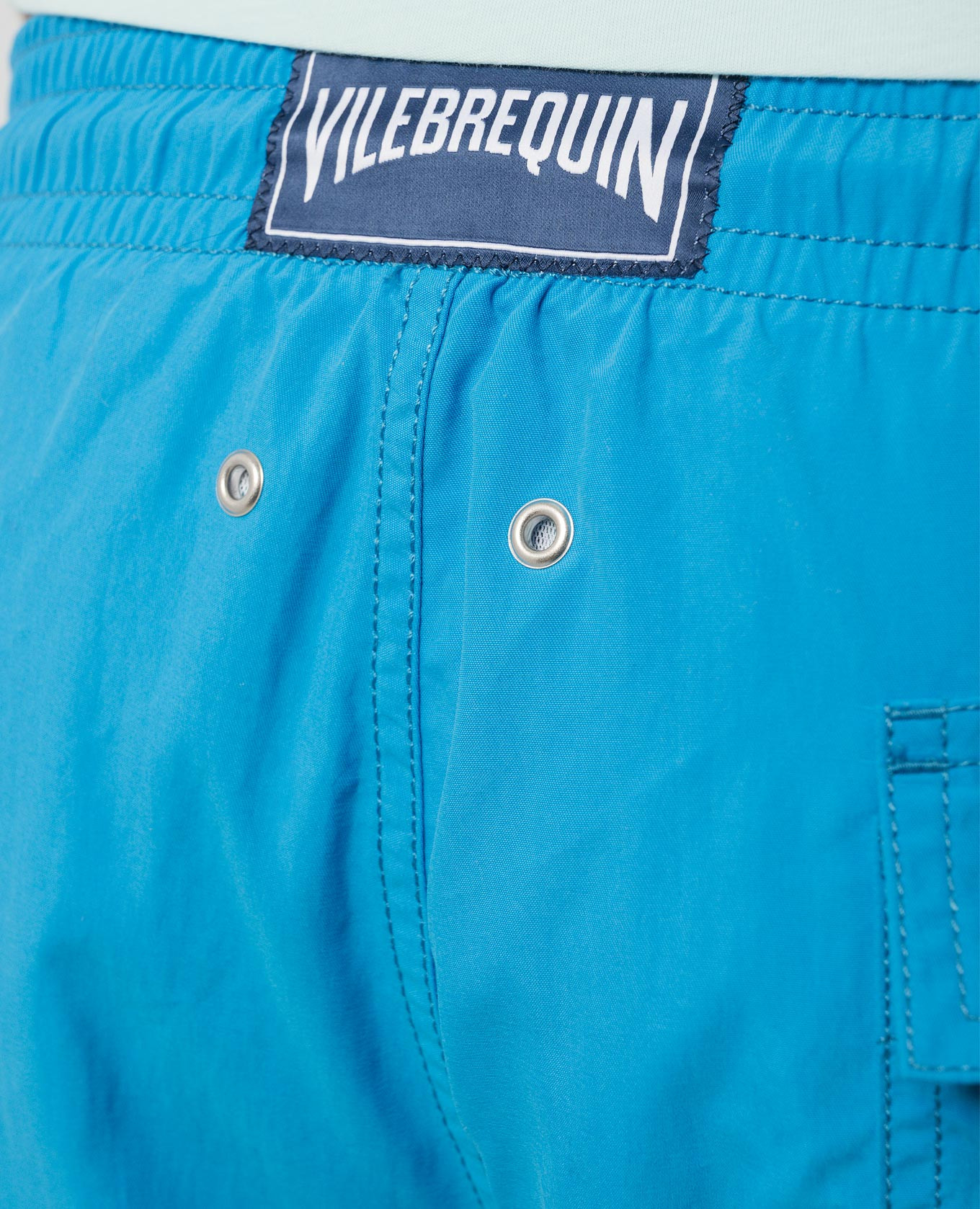

Blue Moorea swim shorts with embroidery Vilebrequin, Light blue