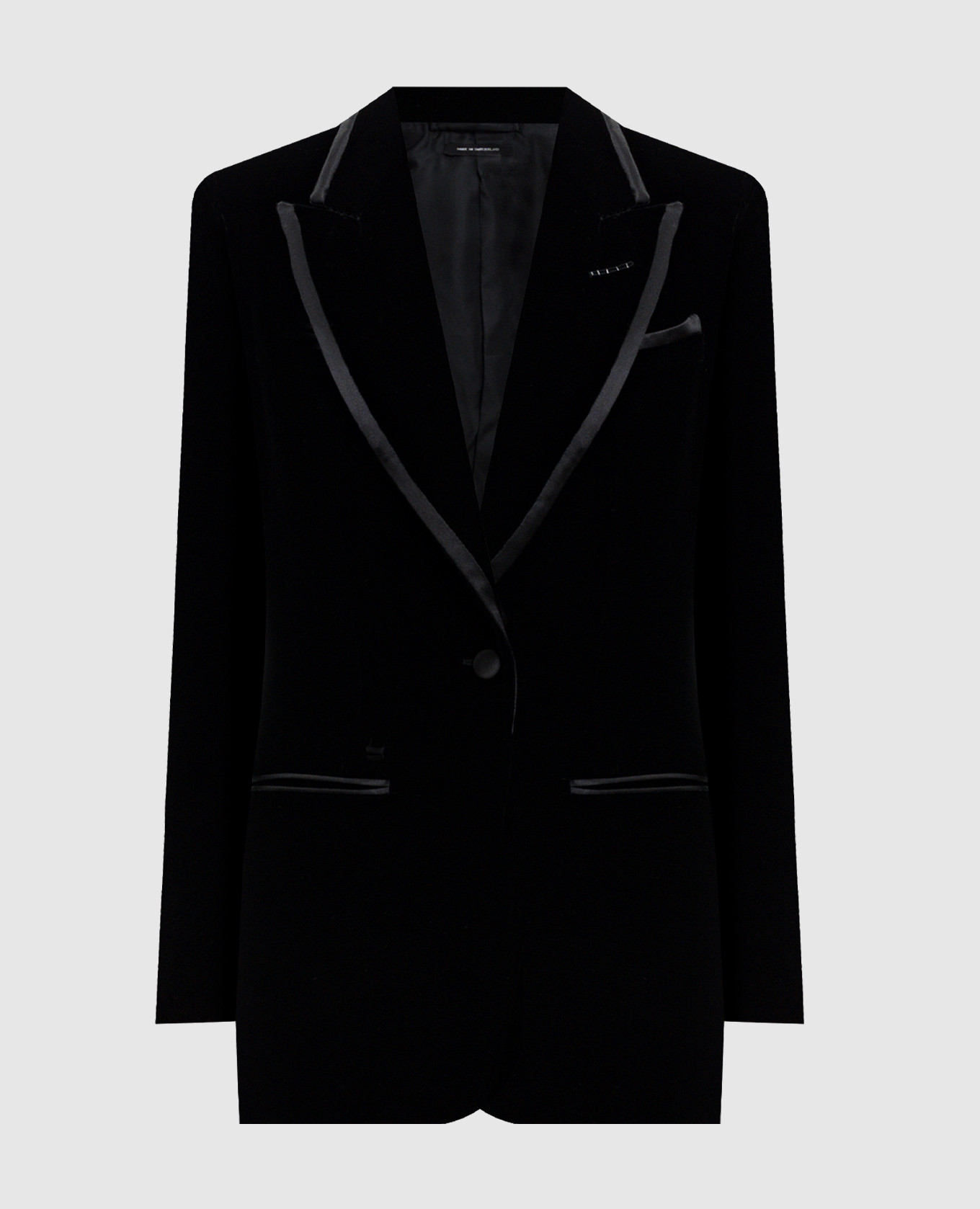 

Black velvet jacket Tom Ford