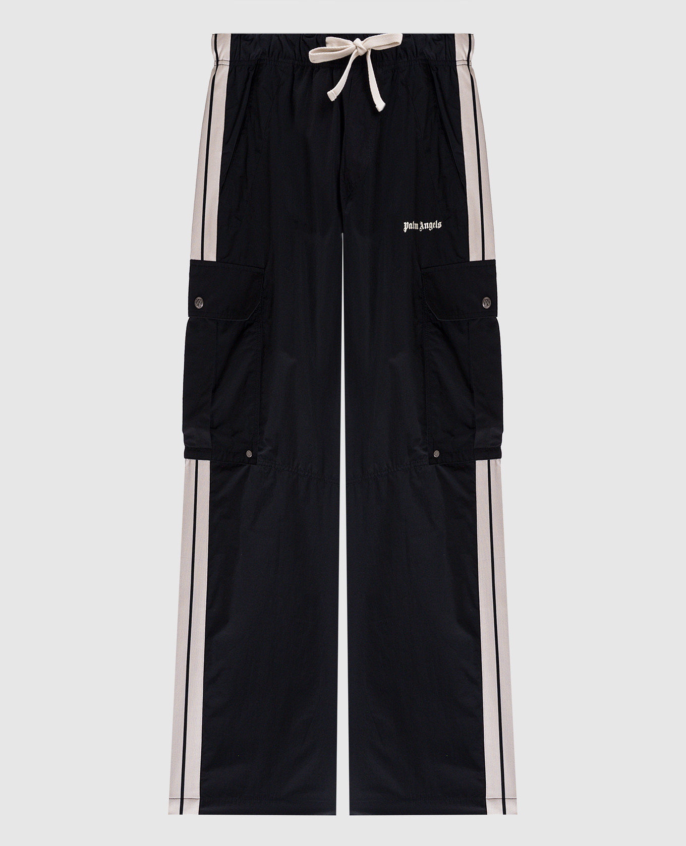 

Black cargo joggers with logo Palm Angels