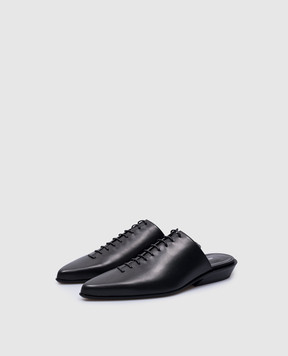 Ann Demeulemeester River Lages black leather mules 2401WF22LT011