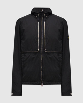 Stone Island Black transformer jacket WATRO-TC IN ECONYL K1S154100020S0020