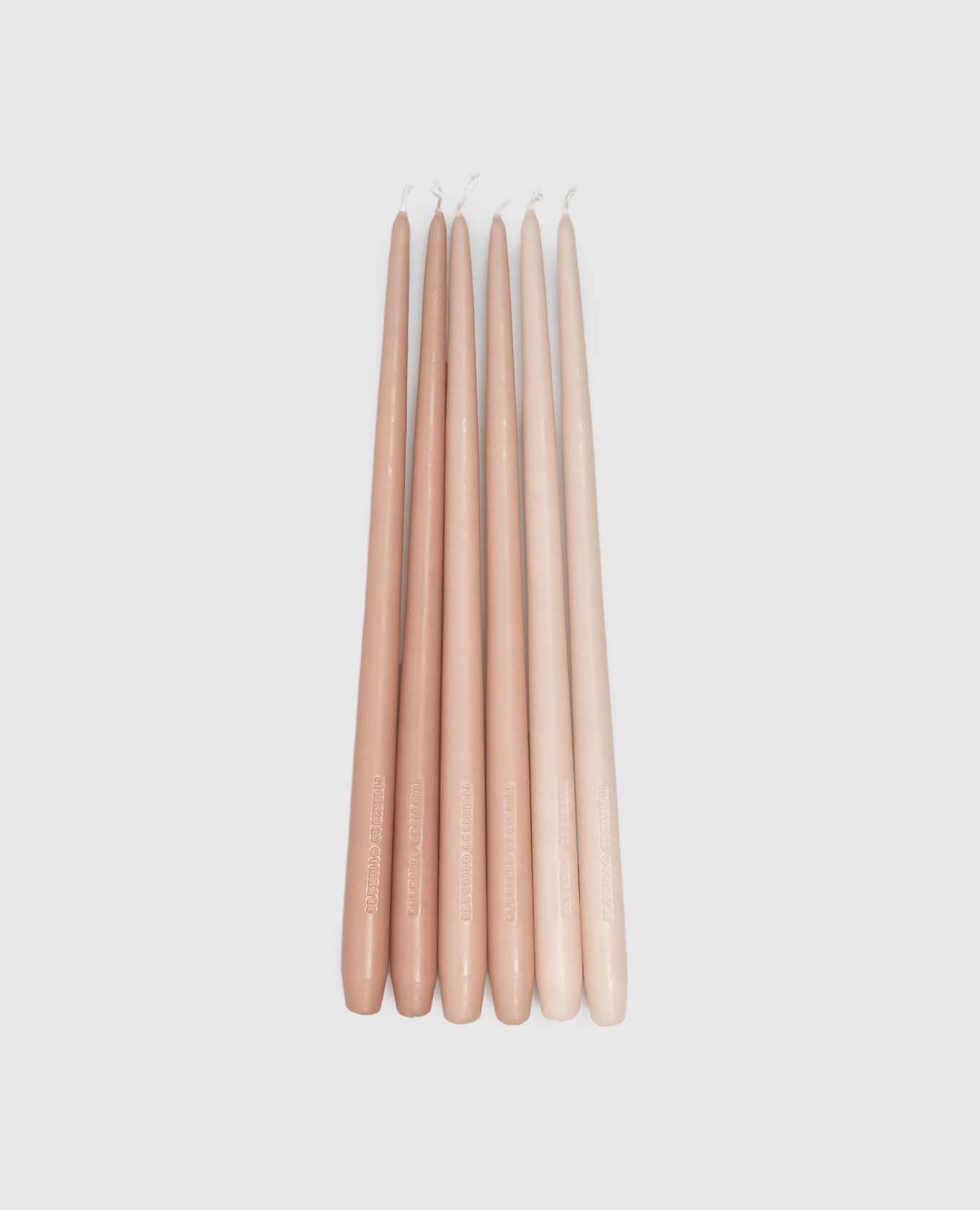 

Set of candles Winter in White with embossed logo Brunello Cucinelli, Brown