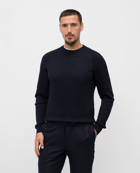 Sease Blue wool jumper KR060XG004