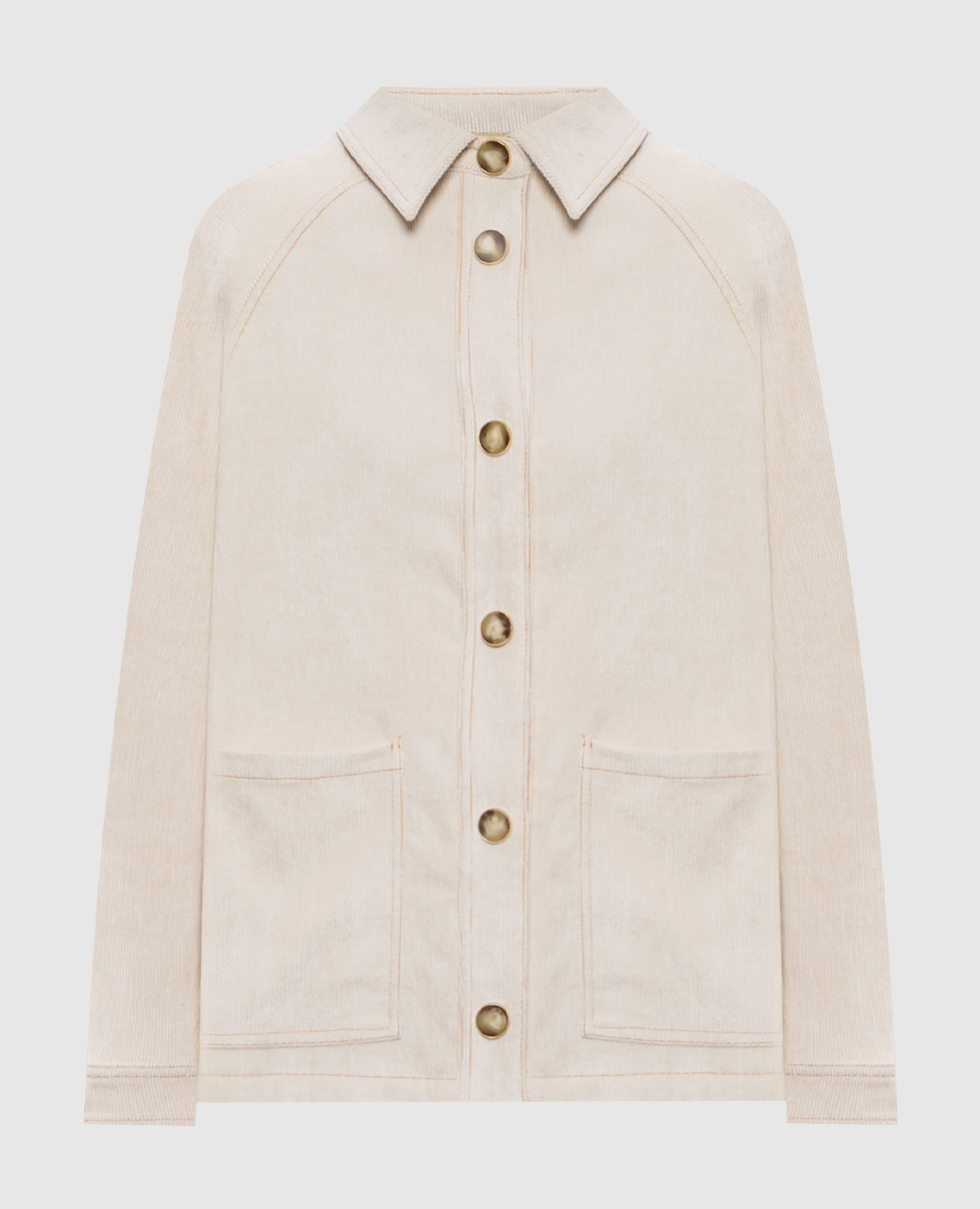 

Yame beige corduroy jacket Momoni