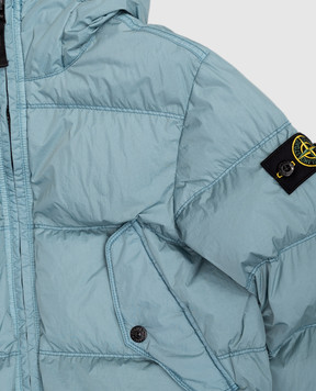 Stone Island Children's blue down jacket K2S164100004S0A2368