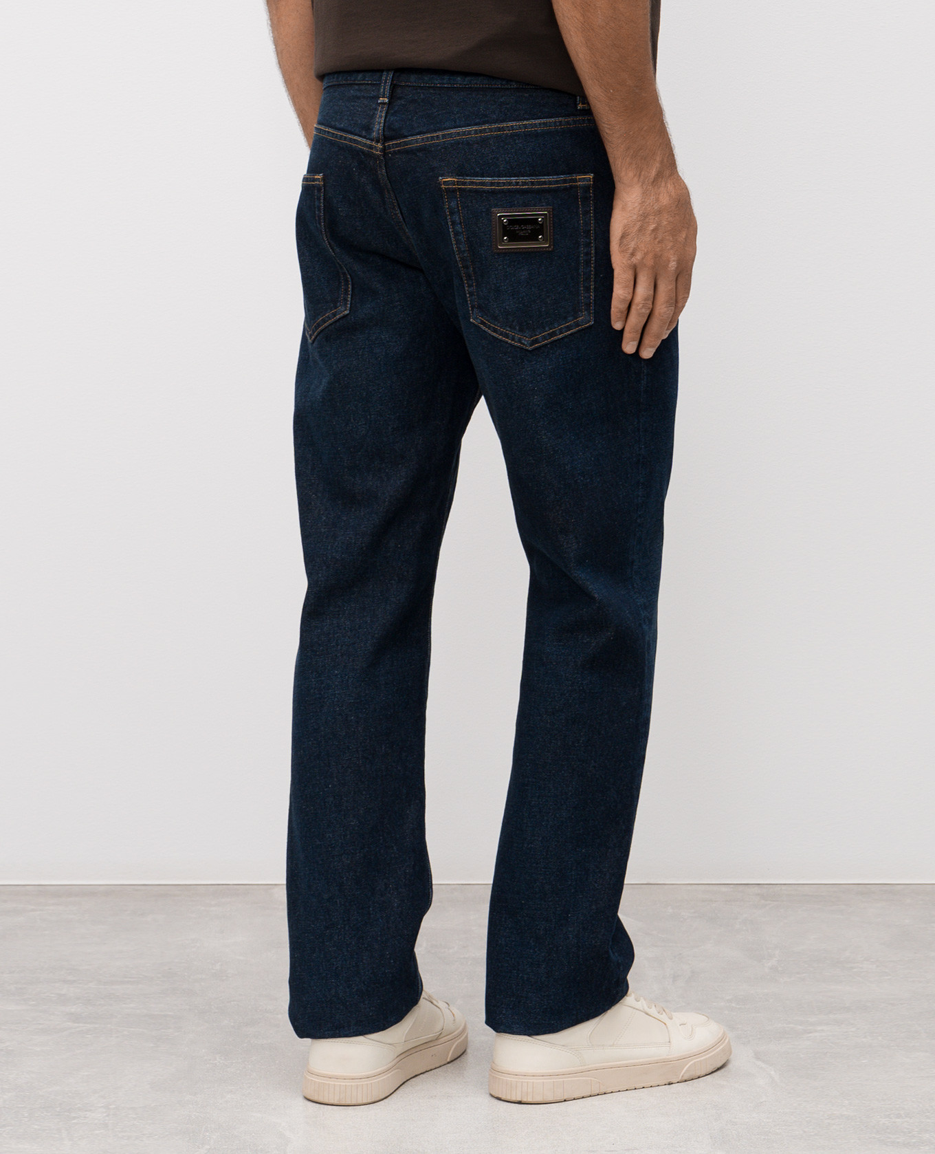 

Blue jeans with logo patch Dolce&Gabbana