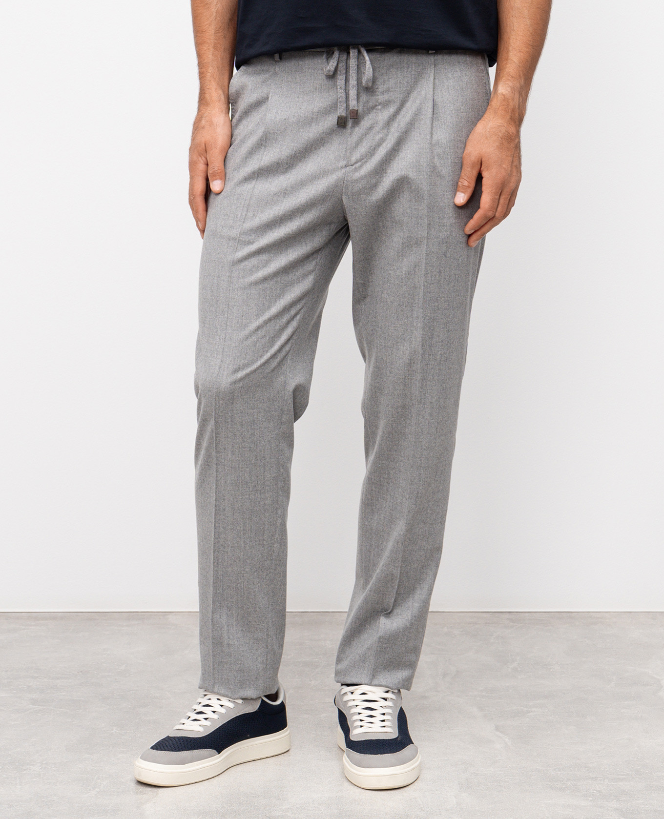 

Gray wool pants Peserico, Grey
