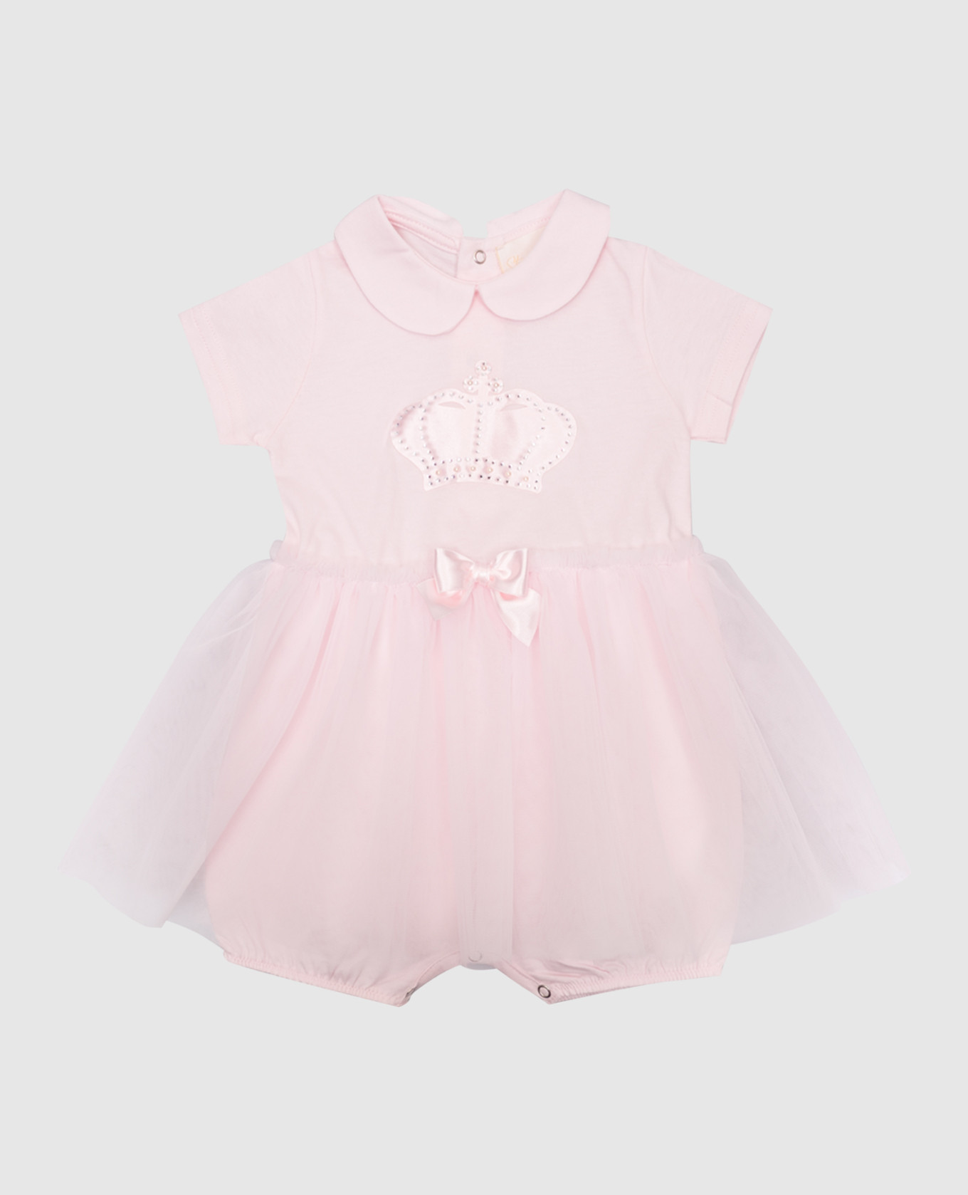 

Baby pink bodysuit and booties set Story Loris