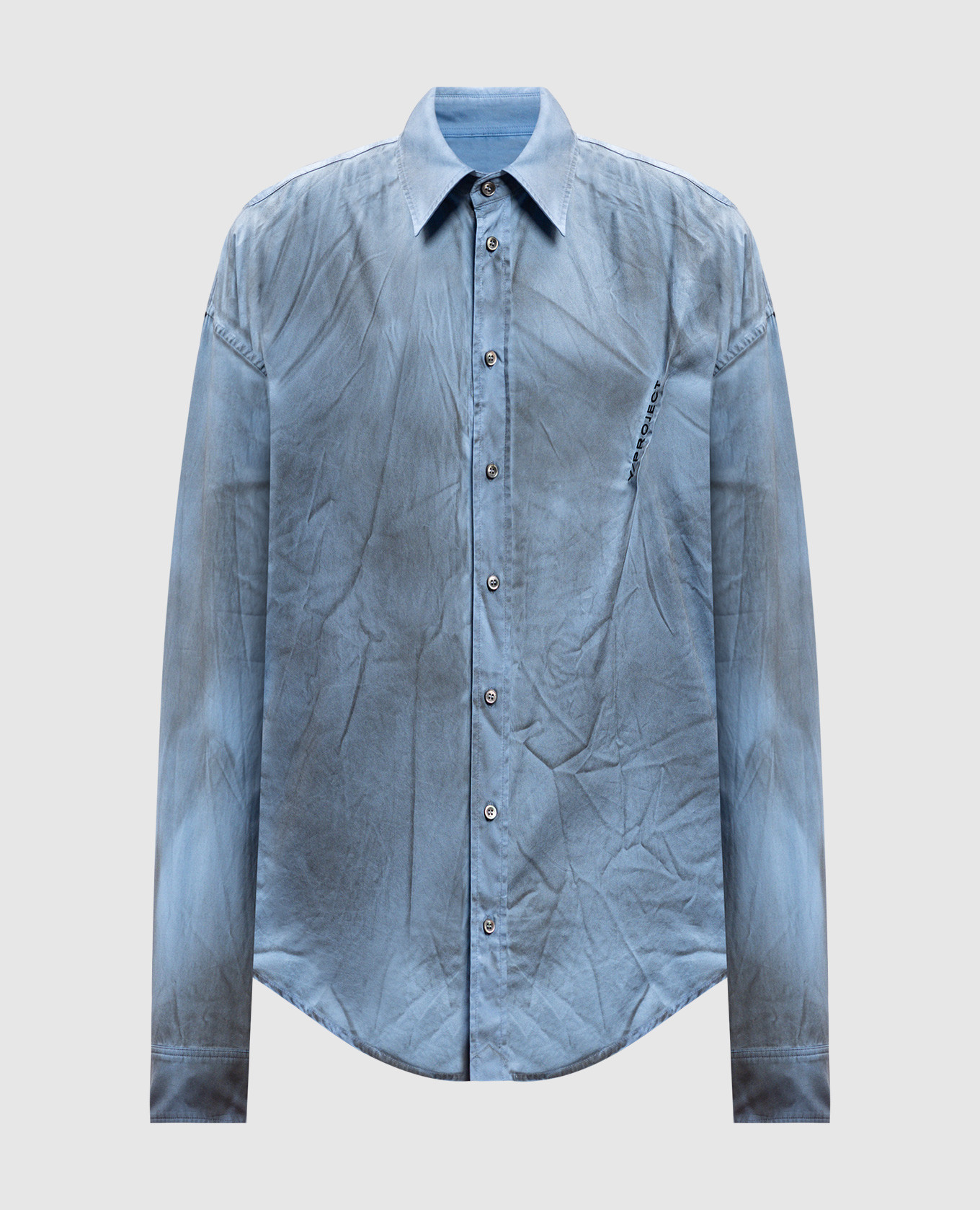 

Blue shirt with a vintage effect Y Project, Light blue