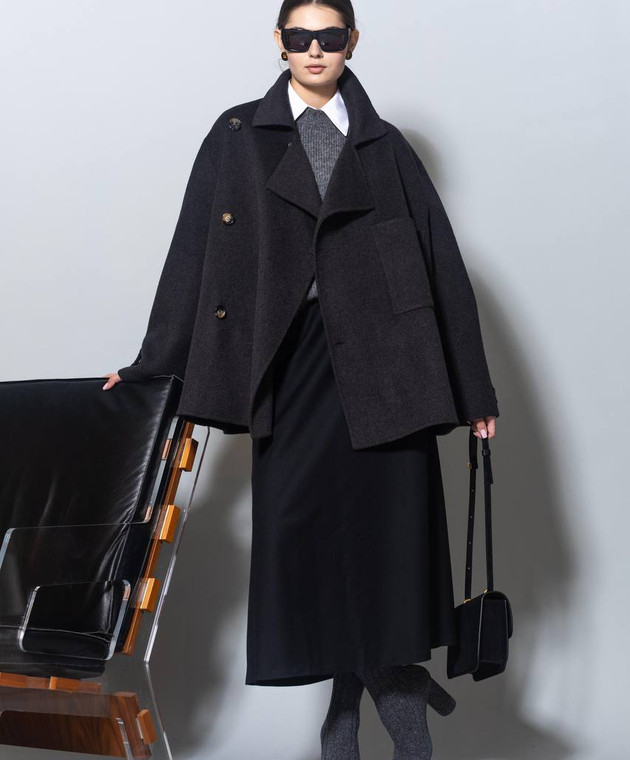 コート PHILOSOPHY DI LORENZO SERAFINI COAT (A06145759 0500) Philosophy di Lorenzo Serafini - Gray double-breasted short