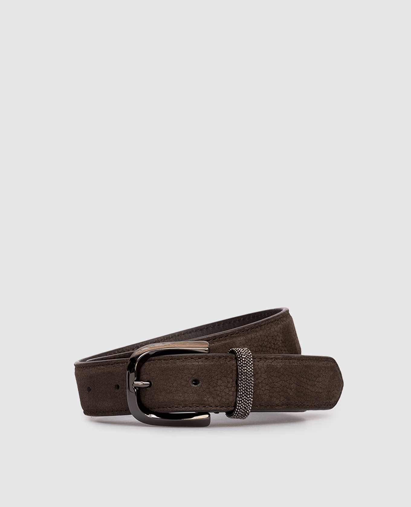 

Brown nubuck belt Peserico