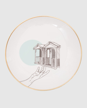Ginori 1735 White porcelain dish Forte dei Marmi GINCM70004