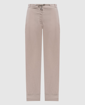 MooRER Gray pants MARBELLA MARBELLANTF