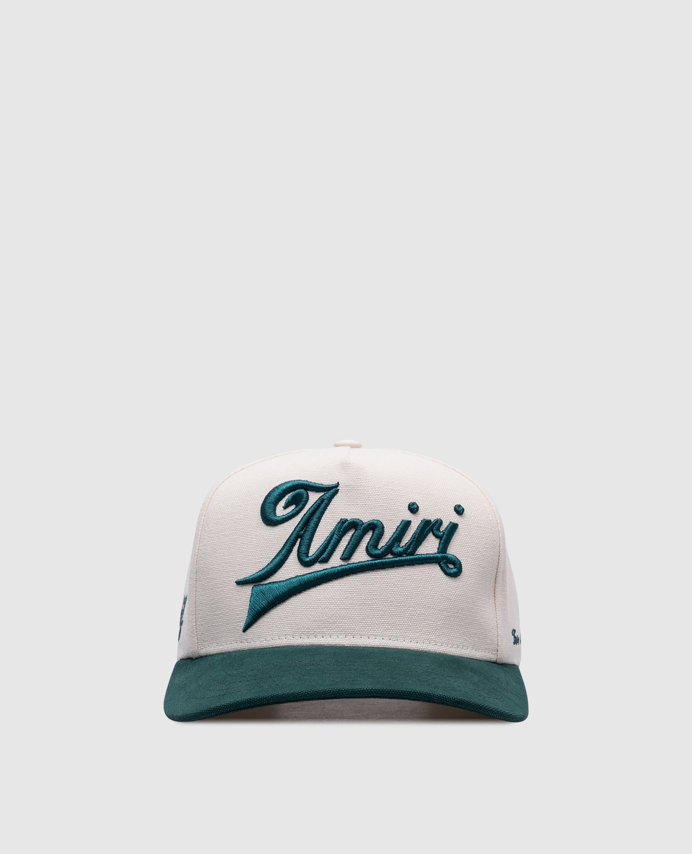 

Beige cap with logo embroidery AMIRI