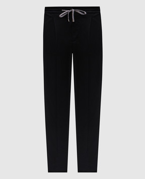 Cashmere&Whiskey Black pants with wool 02556R0498