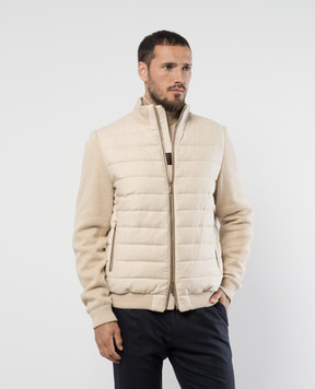 MooRER ENIO beige cashmere down jacket ENIOY1