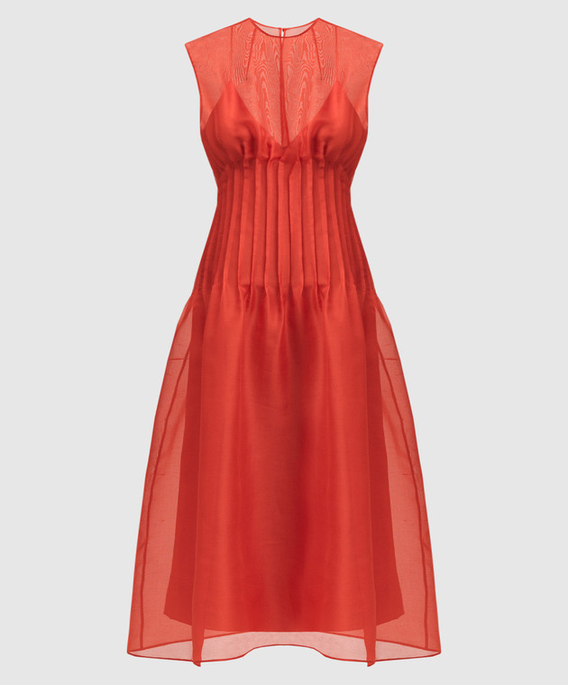 khaite red dress Khaite, Syd satin Maxi dress, Women, Red, US 0, Dresses, Silk