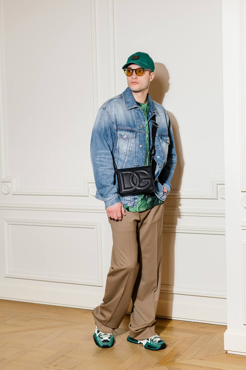 

Green cap with logo Dolce&Gabbana