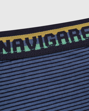 RiminiVeste Navigare blue striped briefs for children 728ZB
