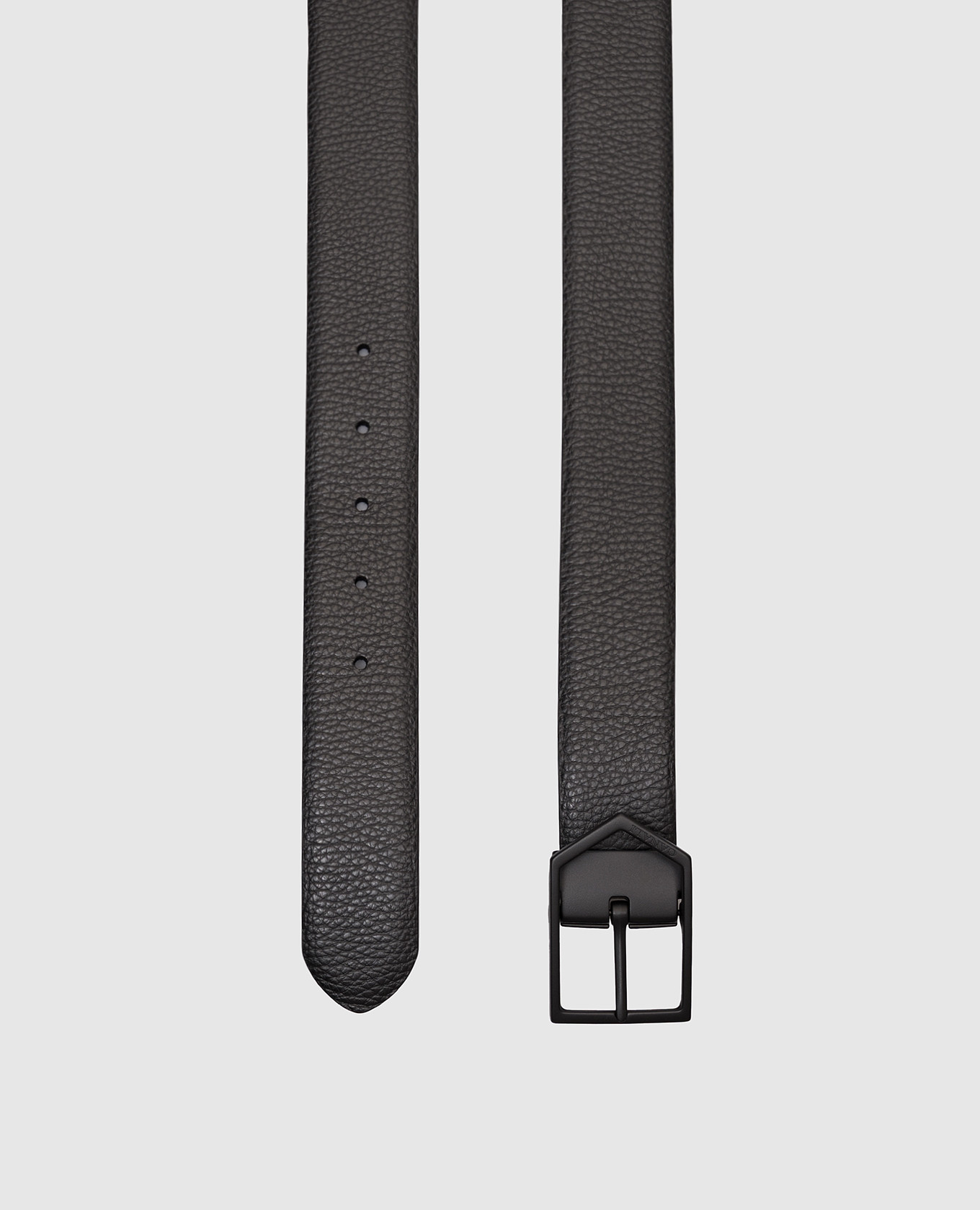 

Black leather belt Canali