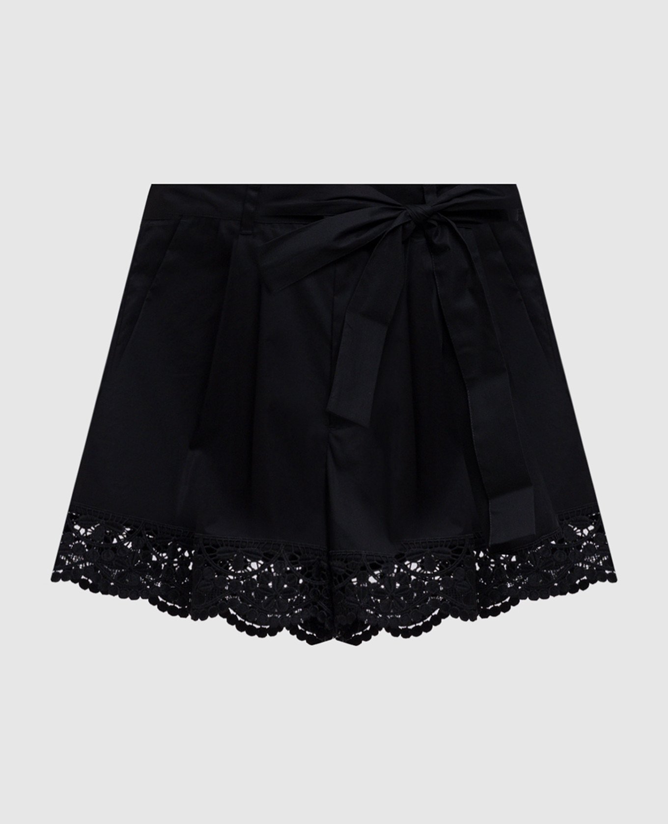 

Black shorts with lace Twinset