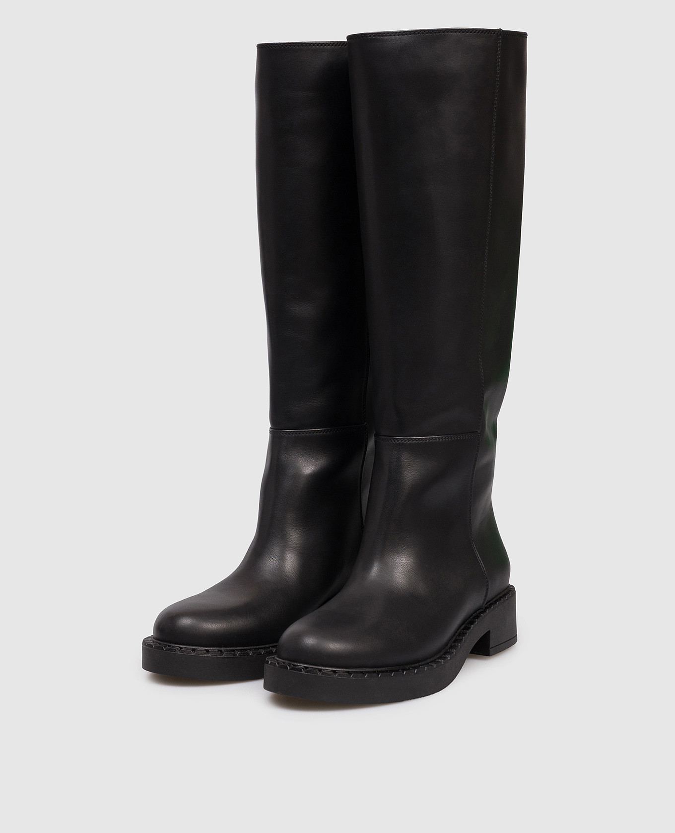 

Black leather boots Babe Pay Pls