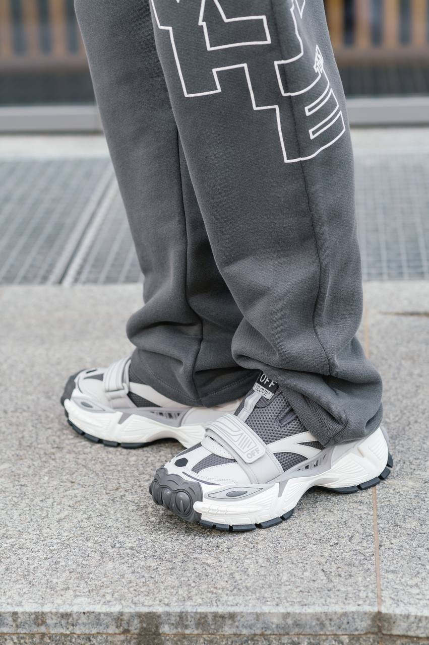 

Gray logo Glove Slip On combo sneakers Off-White, Grey