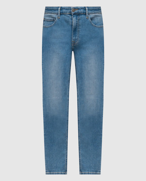 Florentino Blue slim jeans with a frayed effect 125594410707