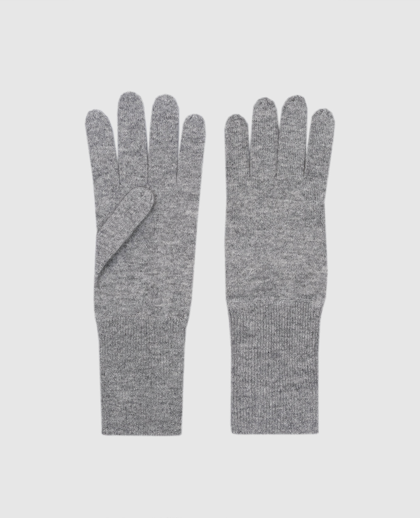 

Gray cashmere gloves Allude, Серый