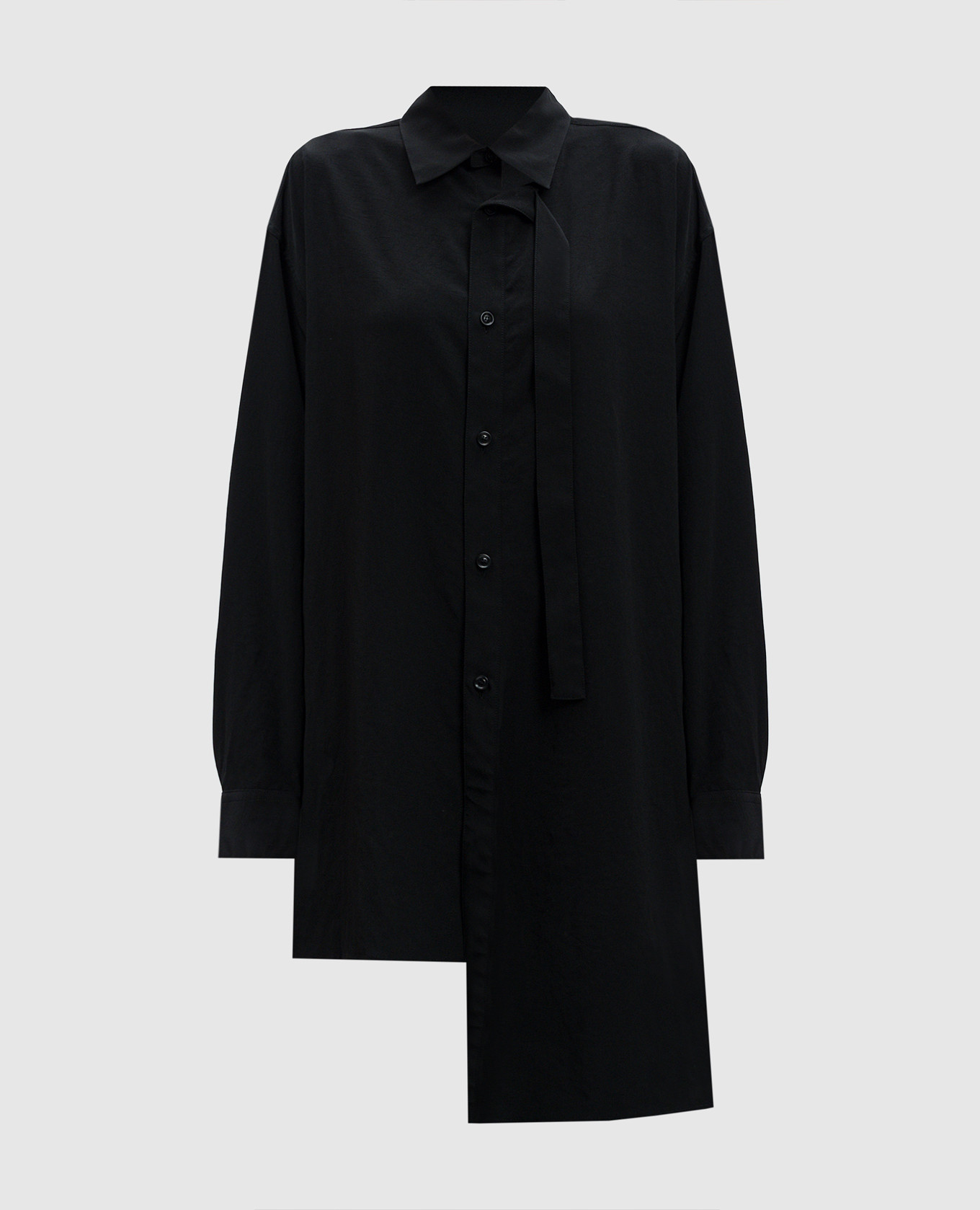 

Black blouse of asymmetrical cut Y` Yamamoto