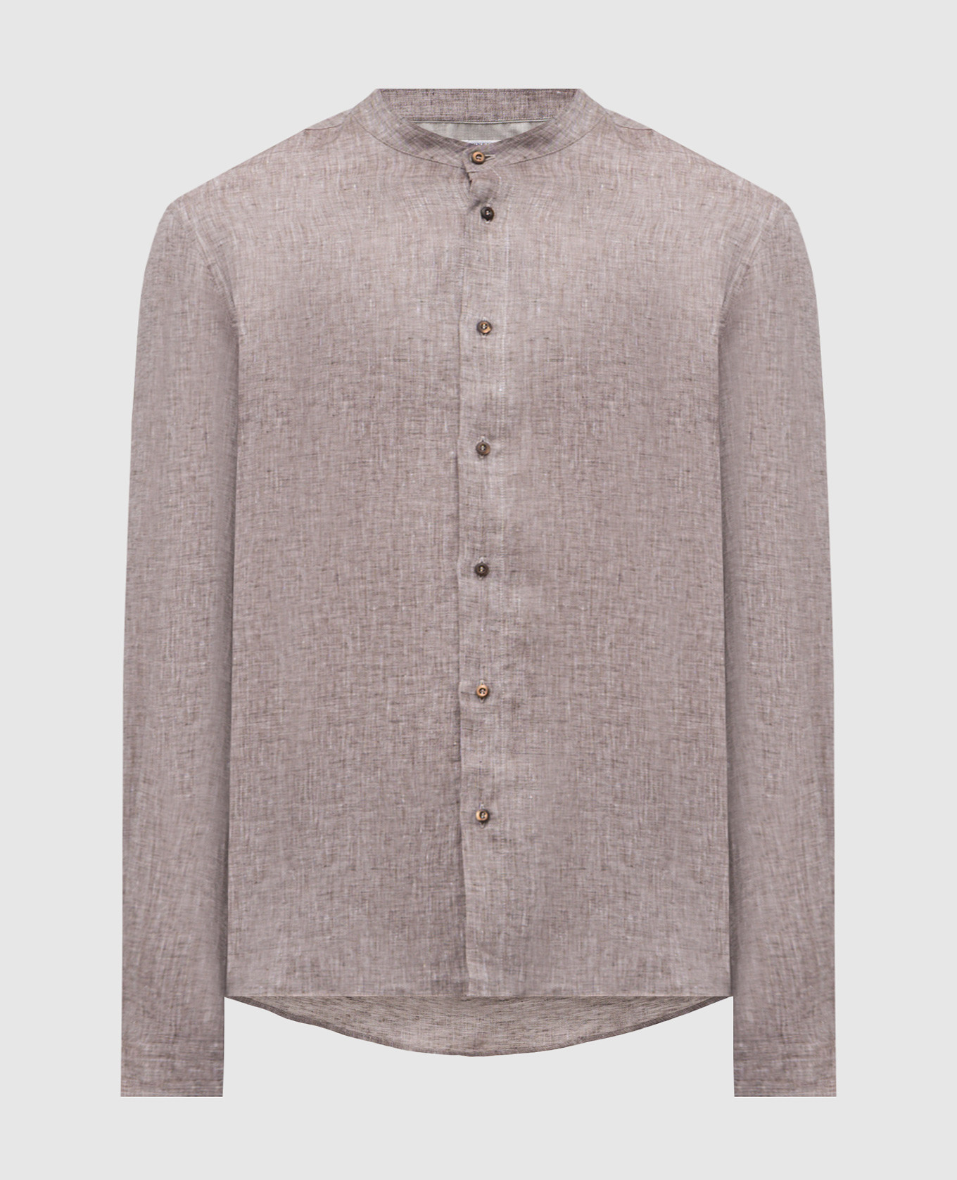 

Brown linen shirt Brunello Cucinelli