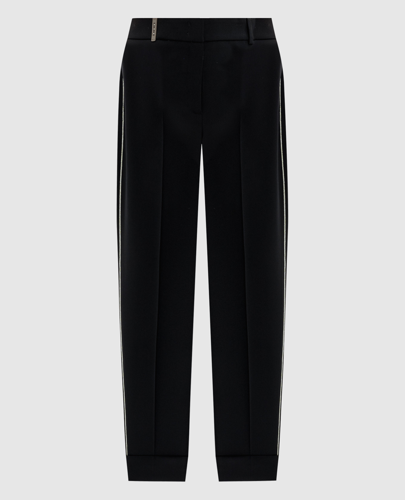 

Black pants with monil chain Peserico