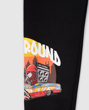 Sprayground Vandals Squad Kids' Insulated Black Joggers SPY1348G