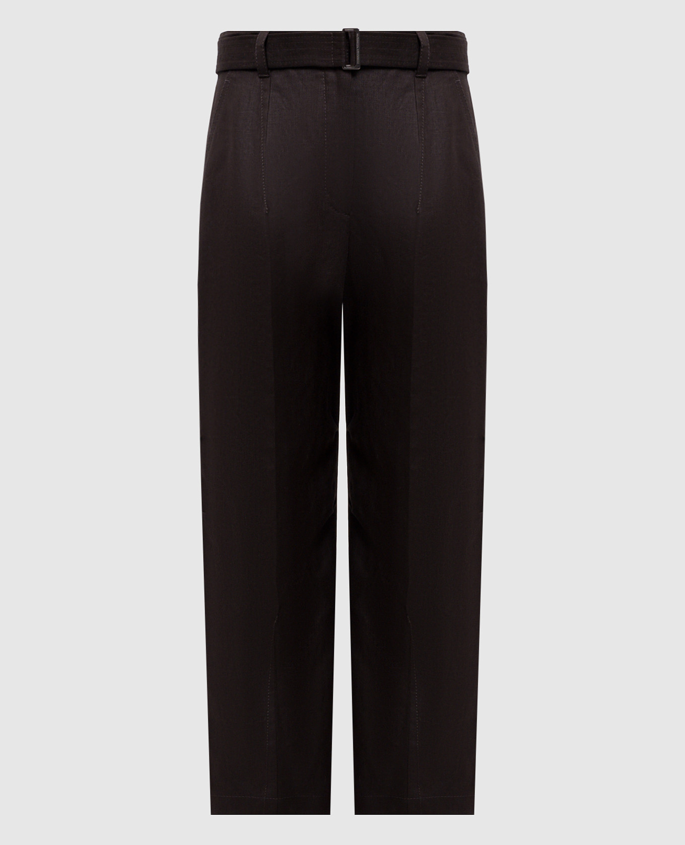 

Brown linen pants Brunello Cucinelli