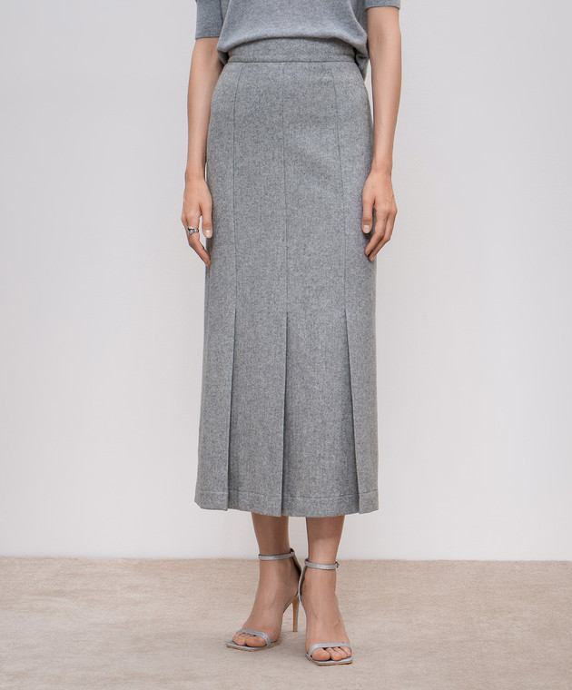 スカート ERMANNO SCERVINO Pleated longuette skirt Designer skirts, long and mini skirts | Ermanno Scervino