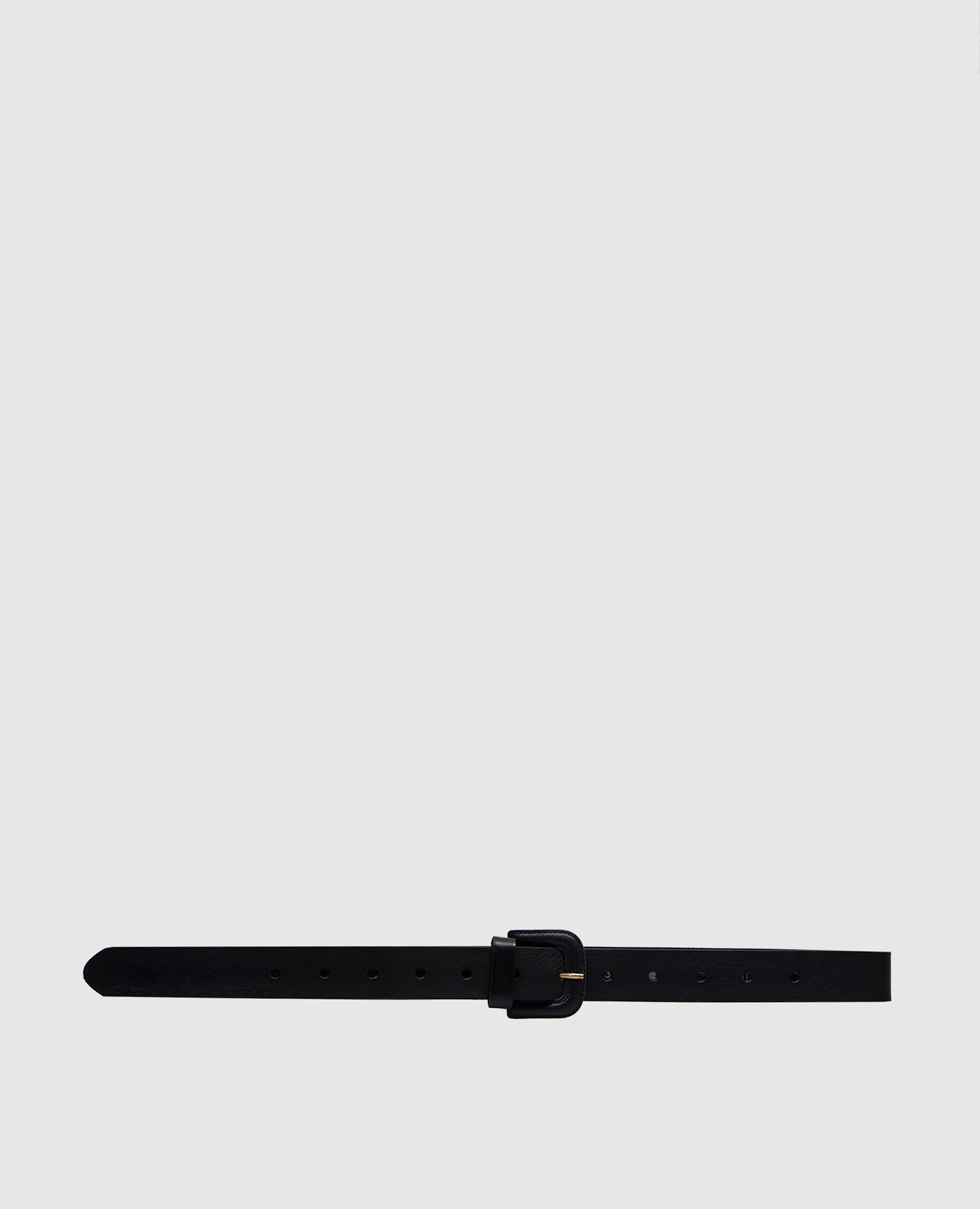 

Black leather strap Solotre