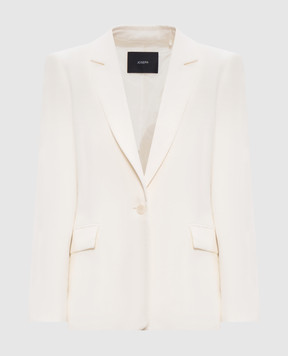 JOSEPH Marty white jacket with linen JP001748