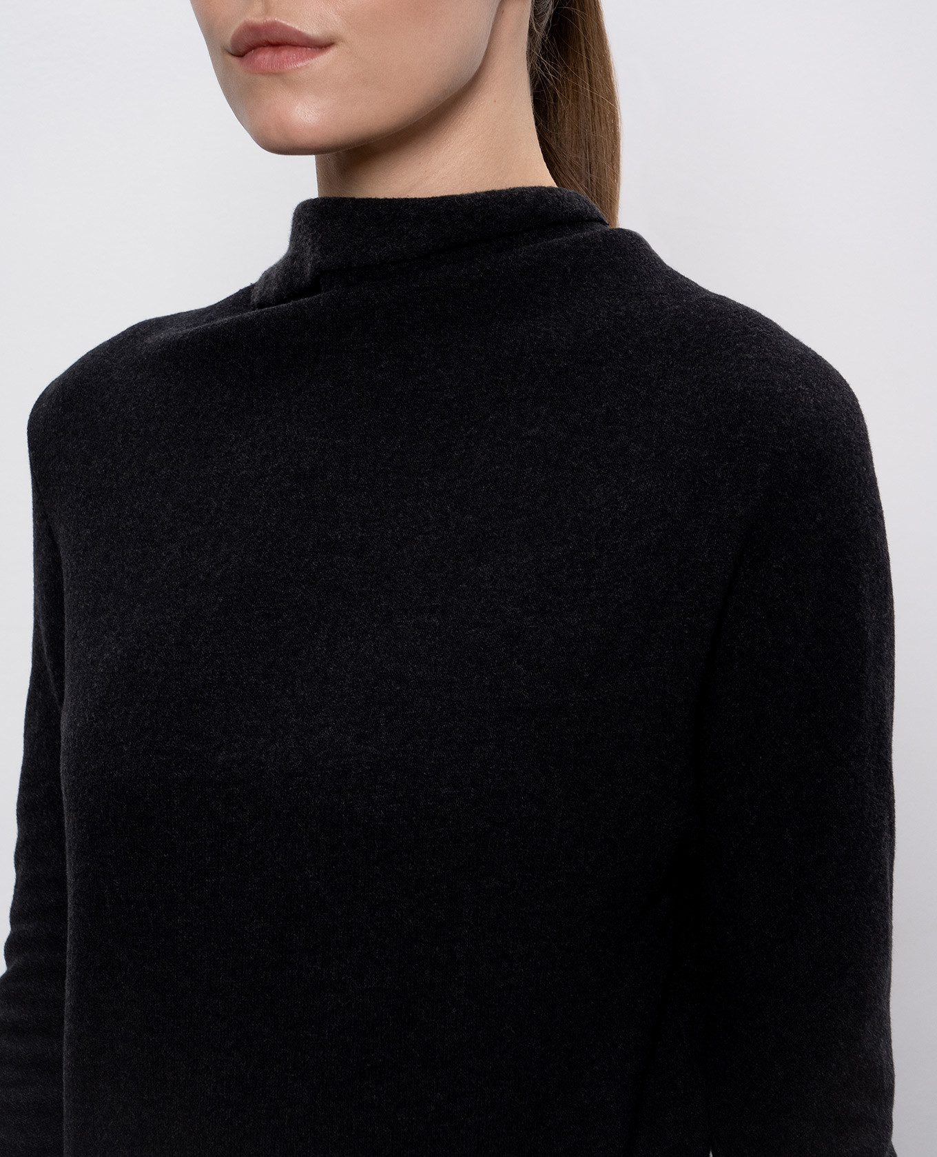 

Gray jumper with drape Marc Le Bihan, Grey