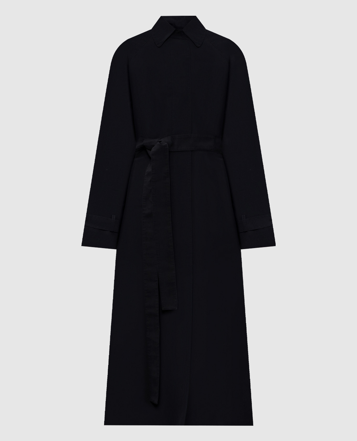Ryo black silk cloak The Row