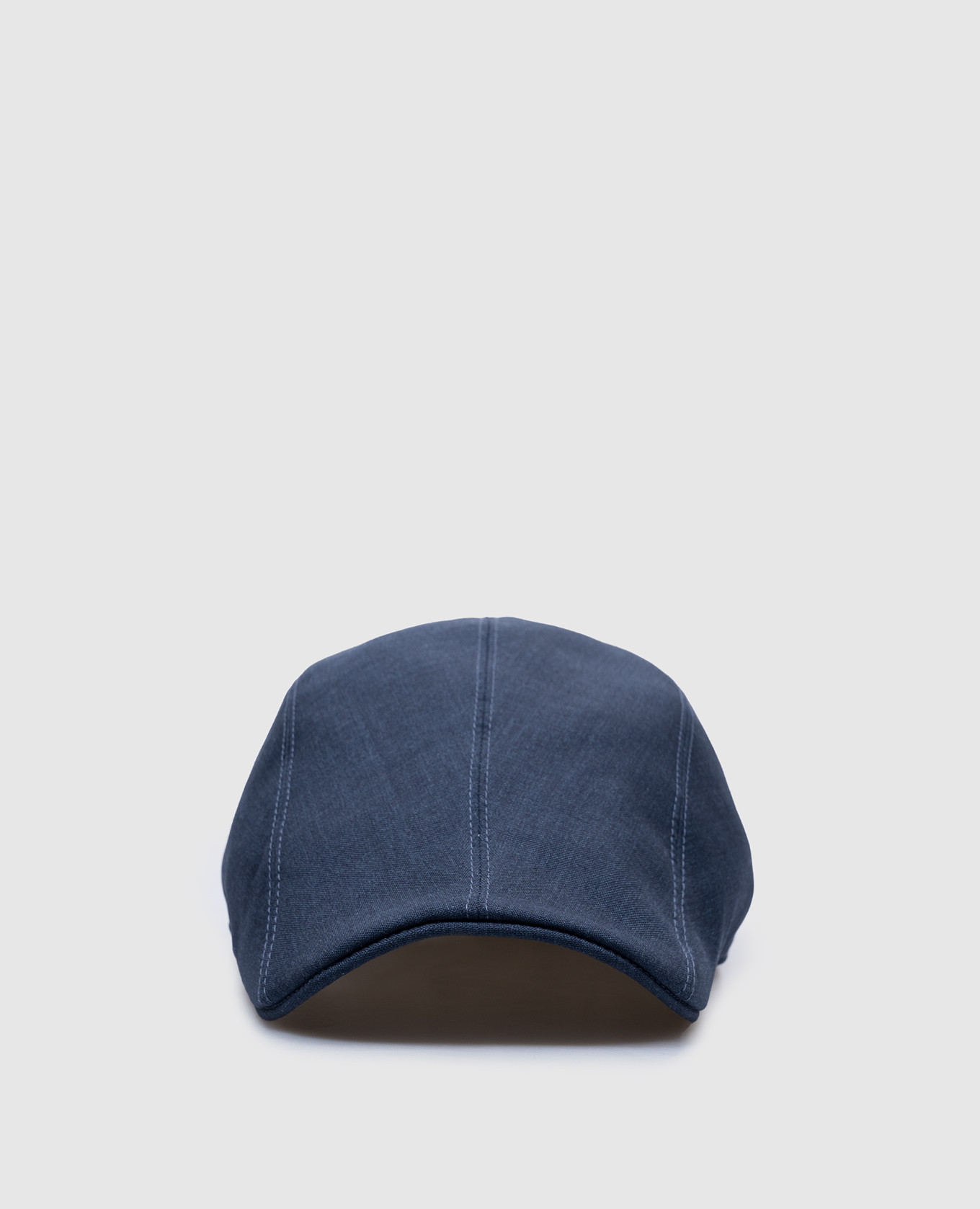 

Blue wool cap with logo Brunello Cucinelli