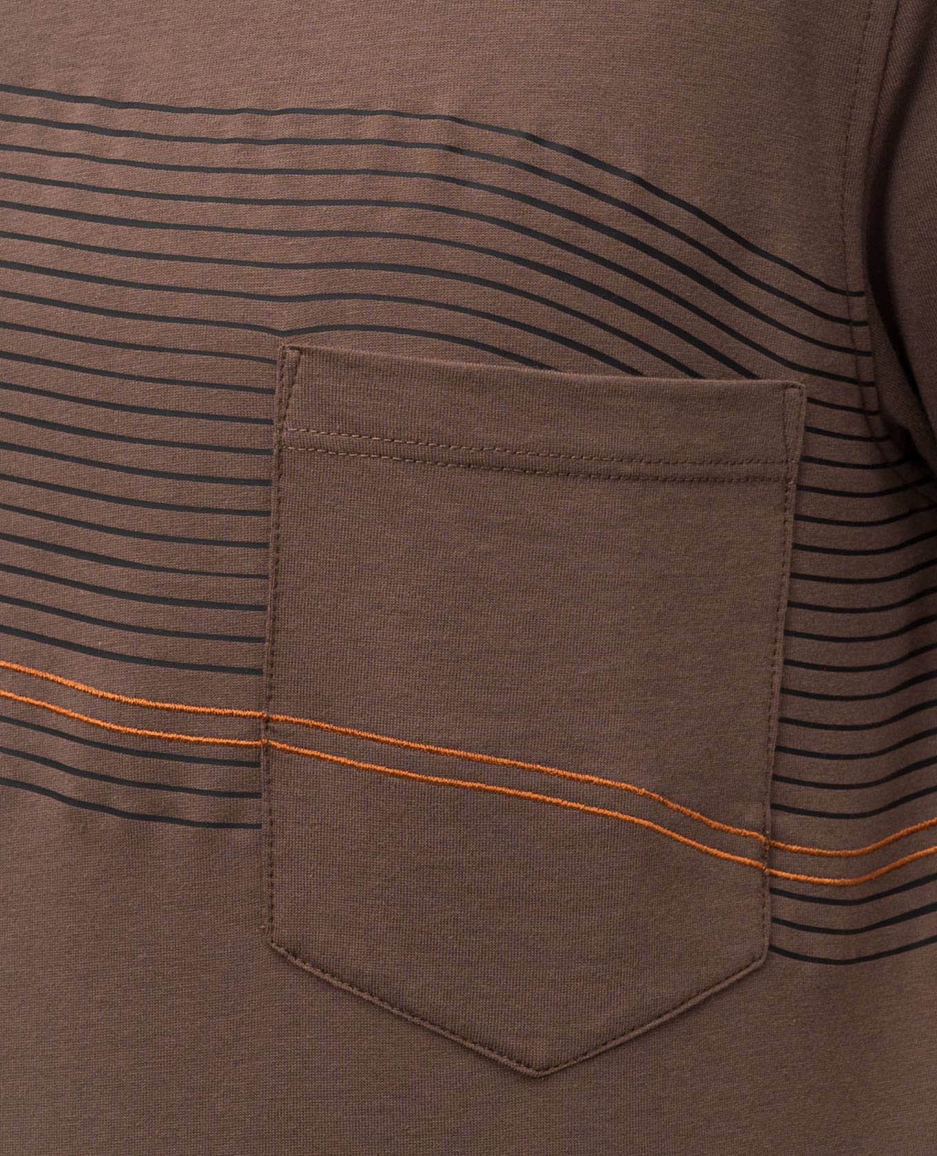 

Brown T-shirt with logo Stefano Ricci