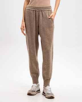 Brunello Cucinelli Beige cashmere sweatpants M12723089
