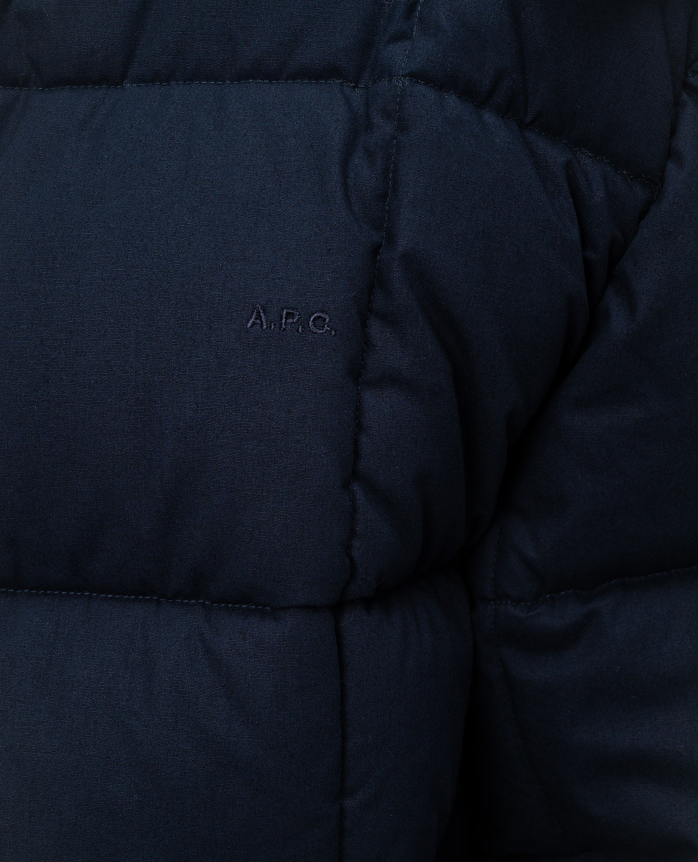 

Blue Kyle jacket with logo embroidery A.P.C