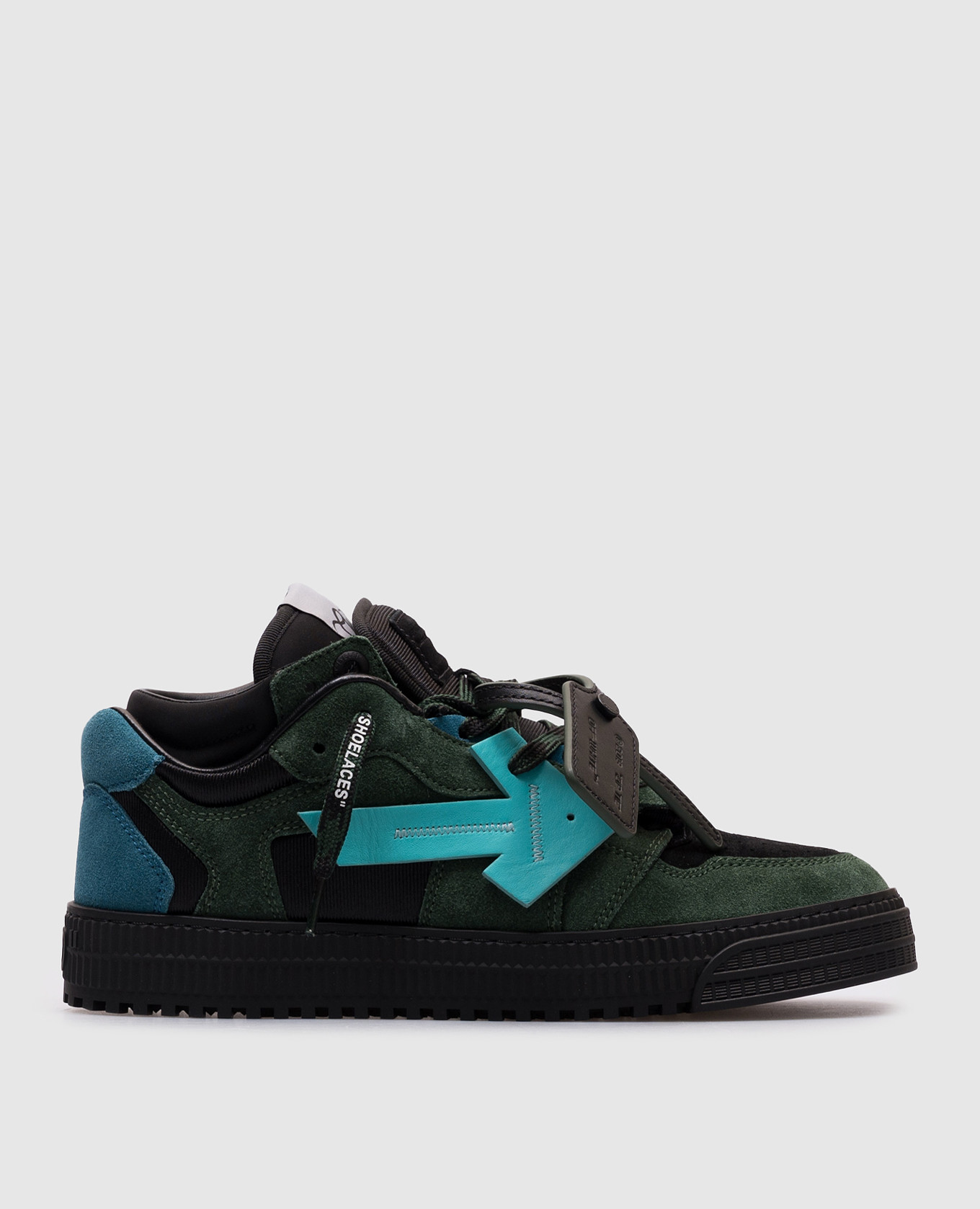 

Green suede Floating Arrow sneakers Off-White