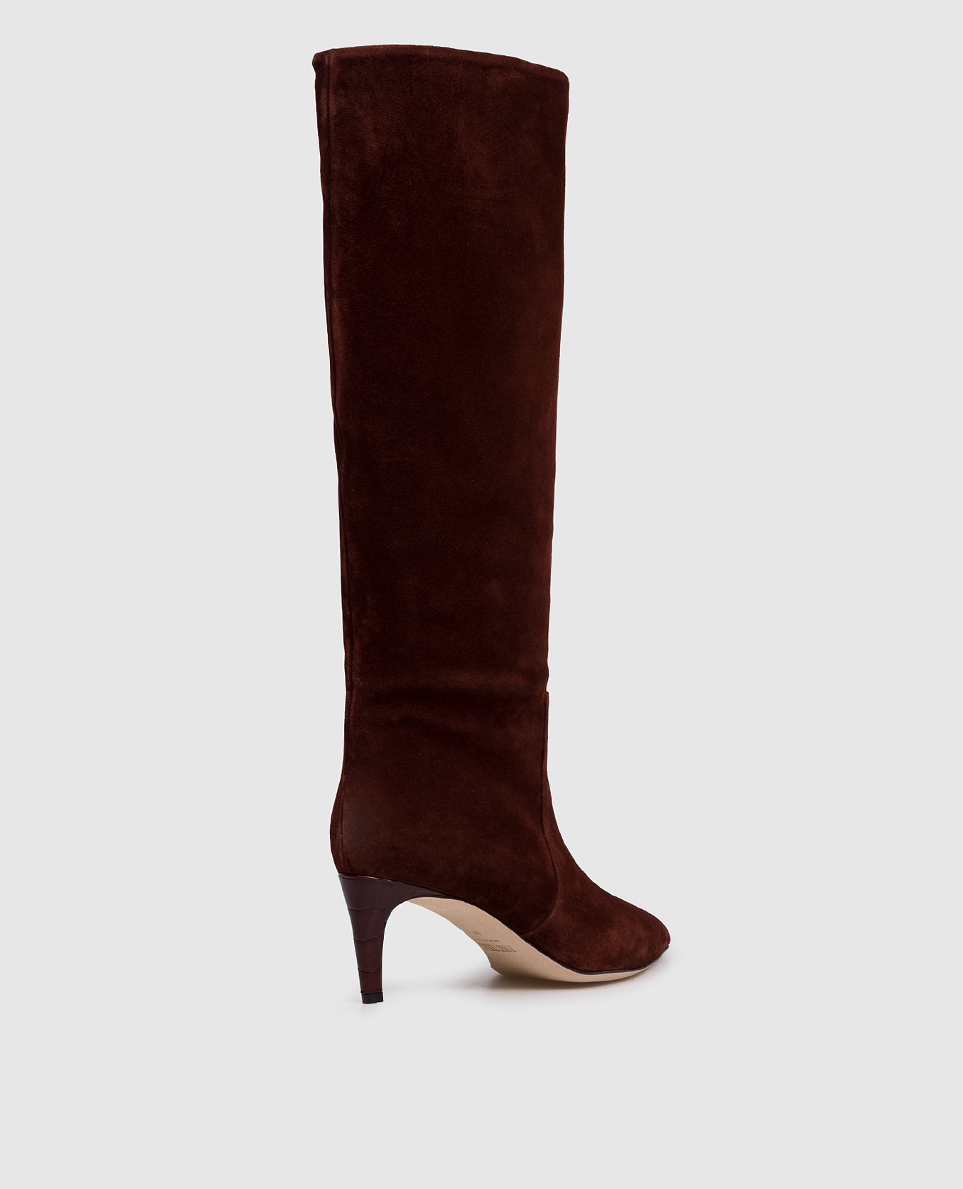 

Brown Suede Stiletto Boots Paris Texas