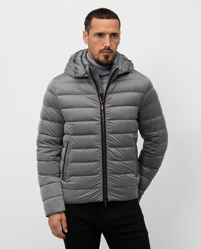 MooRER Gray down jacket EURICO EURICOS3C